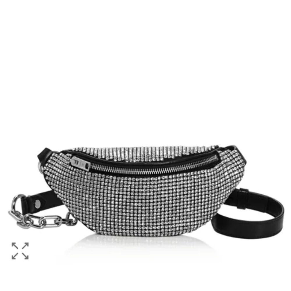 Alexander Wang Rhinestone Pouch/Sling Bag "EUC" - Picture 14 of 16